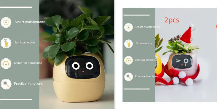 Smart Planter Endless Fun Over 49 Rich Expressions 7 Smart Sensors And AI Chips Make Raising Plants Easy And Fun TrendyDwelling