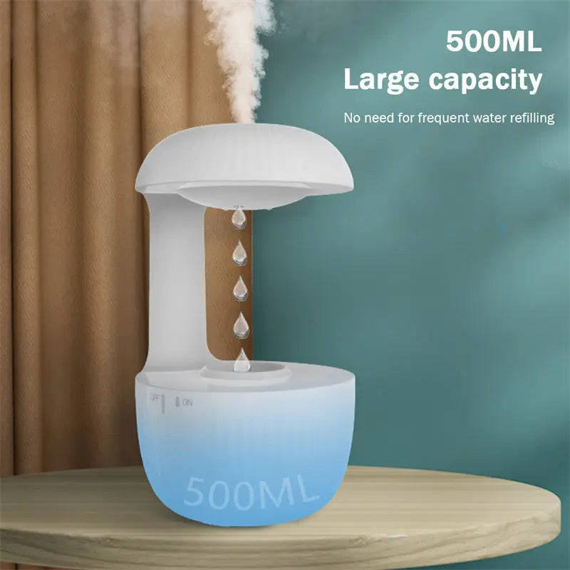 Anti-gravity Air Humidifier Mute Countercurrent Humidifier Levitating Water Drops Cool Mist Maker Fogger Relieve Fatigue TrendyDwelling