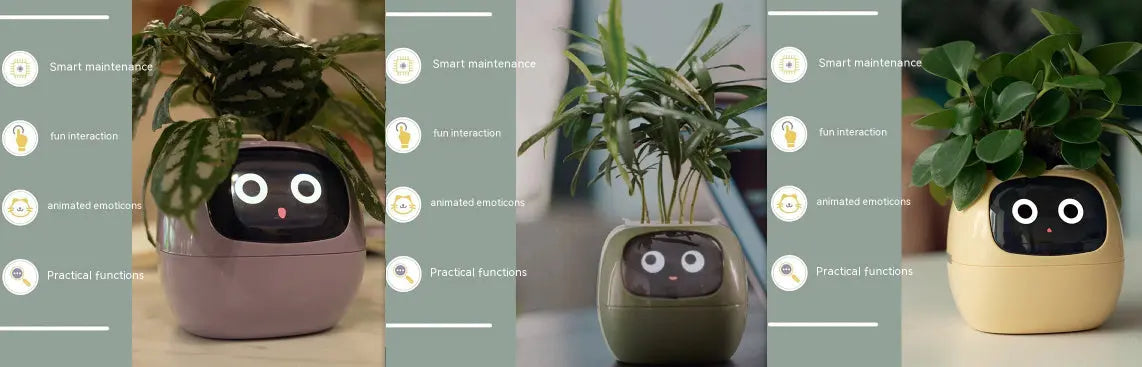 Smart Planter Endless Fun Over 49 Rich Expressions 7 Smart Sensors And AI Chips Make Raising Plants Easy And Fun TrendyDwelling