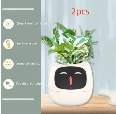 Smart Planter Endless Fun Over 49 Rich Expressions 7 Smart Sensors And AI Chips Make Raising Plants Easy And Fun TrendyDwelling