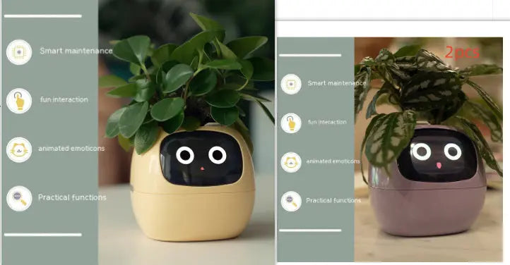 Smart Planter Endless Fun Over 49 Rich Expressions 7 Smart Sensors And AI Chips Make Raising Plants Easy And Fun TrendyDwelling