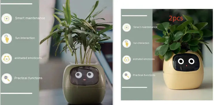 Smart Planter Endless Fun Over 49 Rich Expressions 7 Smart Sensors And AI Chips Make Raising Plants Easy And Fun TrendyDwelling