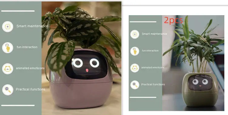 Smart Planter Endless Fun Over 49 Rich Expressions 7 Smart Sensors And AI Chips Make Raising Plants Easy And Fun TrendyDwelling