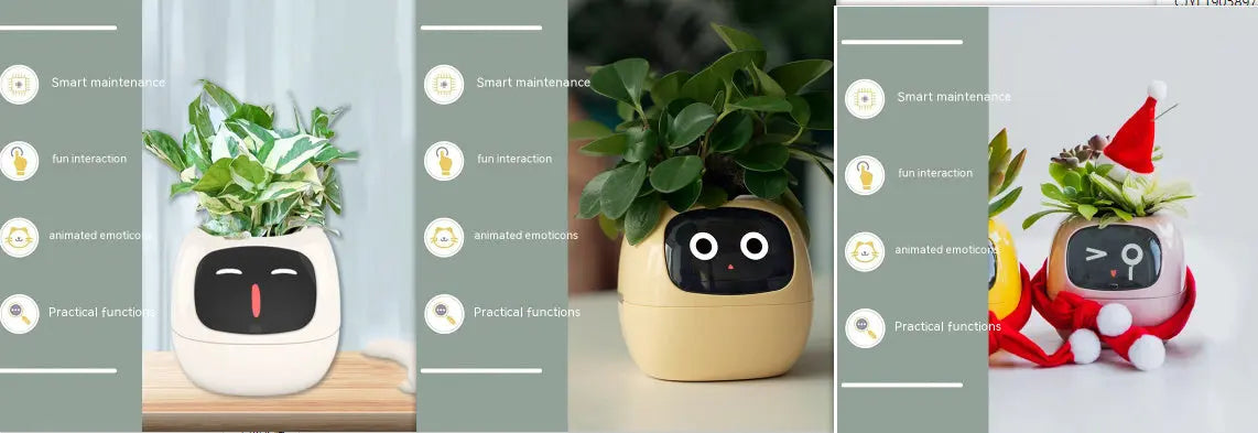 Smart Planter Endless Fun Over 49 Rich Expressions 7 Smart Sensors And AI Chips Make Raising Plants Easy And Fun TrendyDwelling