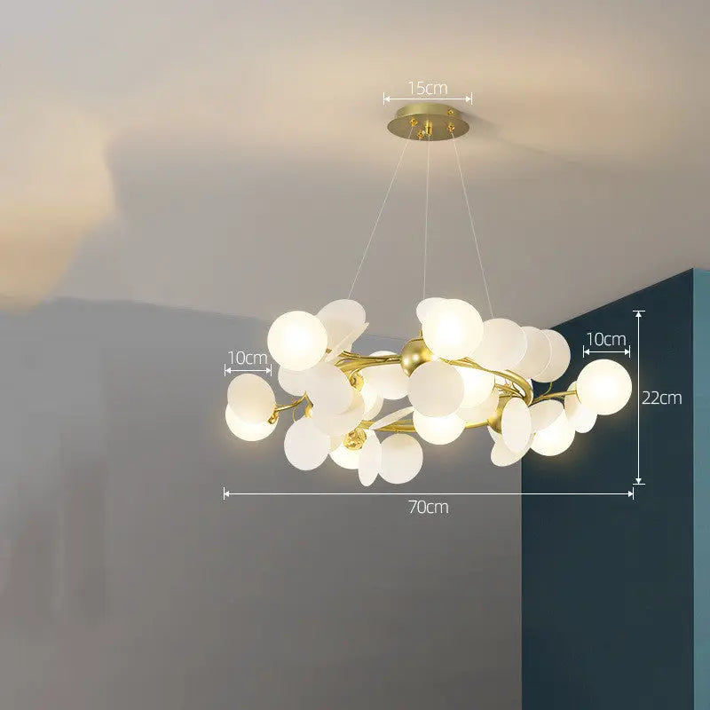 Nordic Chandelier Modern Minimalist Living Room Bedroom Lighting TrendyDwelling