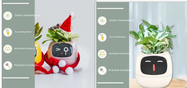 Smart Planter Endless Fun Over 49 Rich Expressions 7 Smart Sensors And AI Chips Make Raising Plants Easy And Fun TrendyDwelling