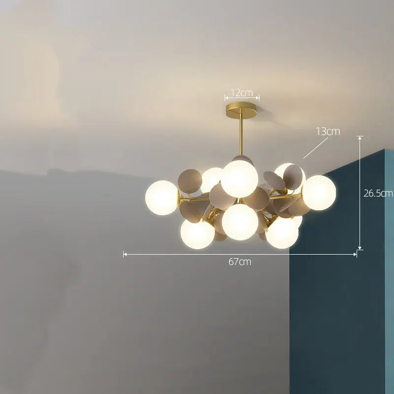 Nordic Chandelier Modern Minimalist Living Room Bedroom Lighting TrendyDwelling