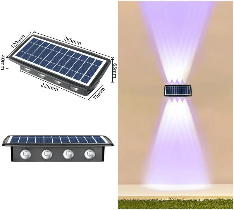 Solar Outdoor Wall Lights Waterproofing TrendyDwelling