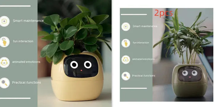 Smart Planter Endless Fun Over 49 Rich Expressions 7 Smart Sensors And AI Chips Make Raising Plants Easy And Fun TrendyDwelling