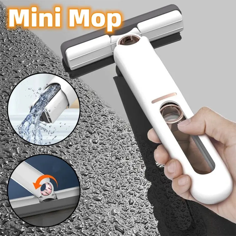 Mini Mops Floor Cleaning Sponge Squeeze Mop Household Cleaning Tools Home Car Portable Wiper Glass Screen Desk Cleaner Mop TrendyDwelling