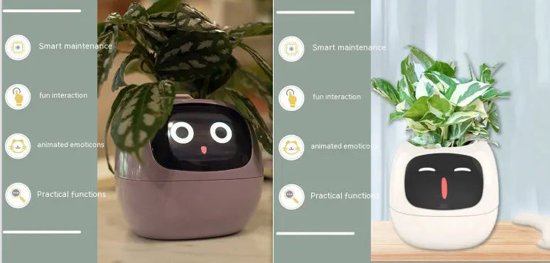 Smart Planter Endless Fun Over 49 Rich Expressions 7 Smart Sensors And AI Chips Make Raising Plants Easy And Fun TrendyDwelling