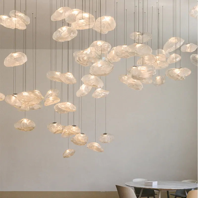 Postmodern Light Luxury Glass Decorative Chandelier TrendyDwelling