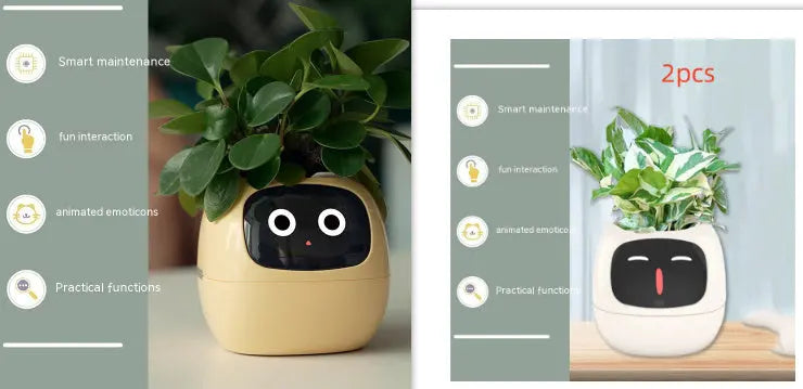 Smart Planter Endless Fun Over 49 Rich Expressions 7 Smart Sensors And AI Chips Make Raising Plants Easy And Fun TrendyDwelling