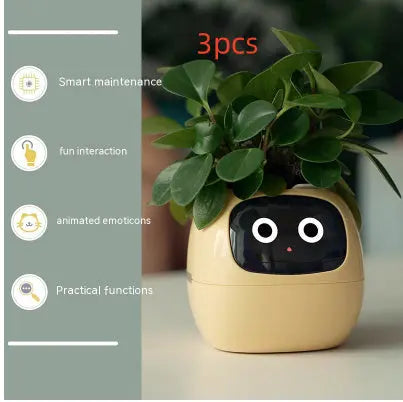 Smart Planter Endless Fun Over 49 Rich Expressions 7 Smart Sensors And AI Chips Make Raising Plants Easy And Fun TrendyDwelling