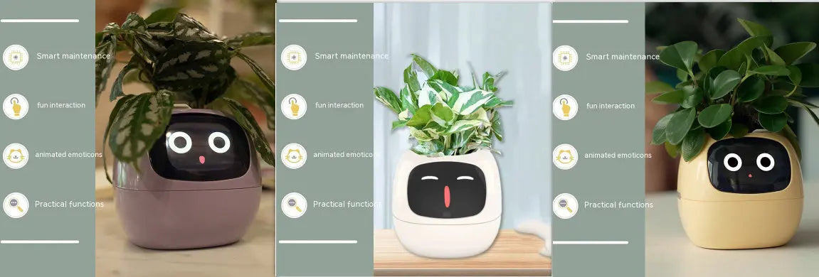 Smart Planter Endless Fun Over 49 Rich Expressions 7 Smart Sensors And AI Chips Make Raising Plants Easy And Fun TrendyDwelling