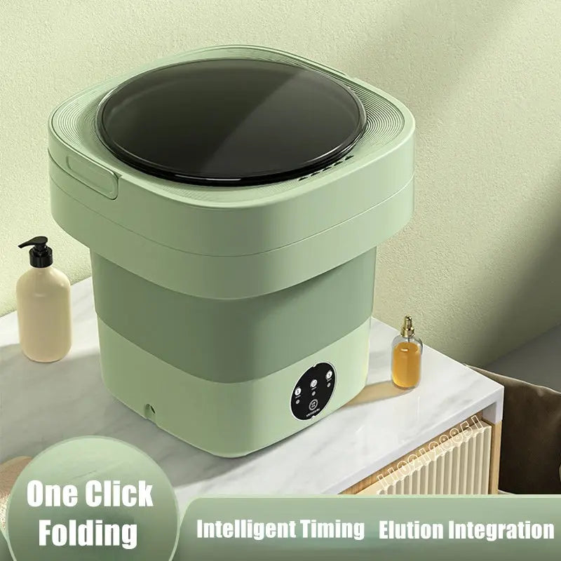 Mini Foldable Washing Machine Portable Mini Socks Underwear Panties Washing Machine Big Capacity 3 Models With Spinning Dry Gadgets TrendyDwelling