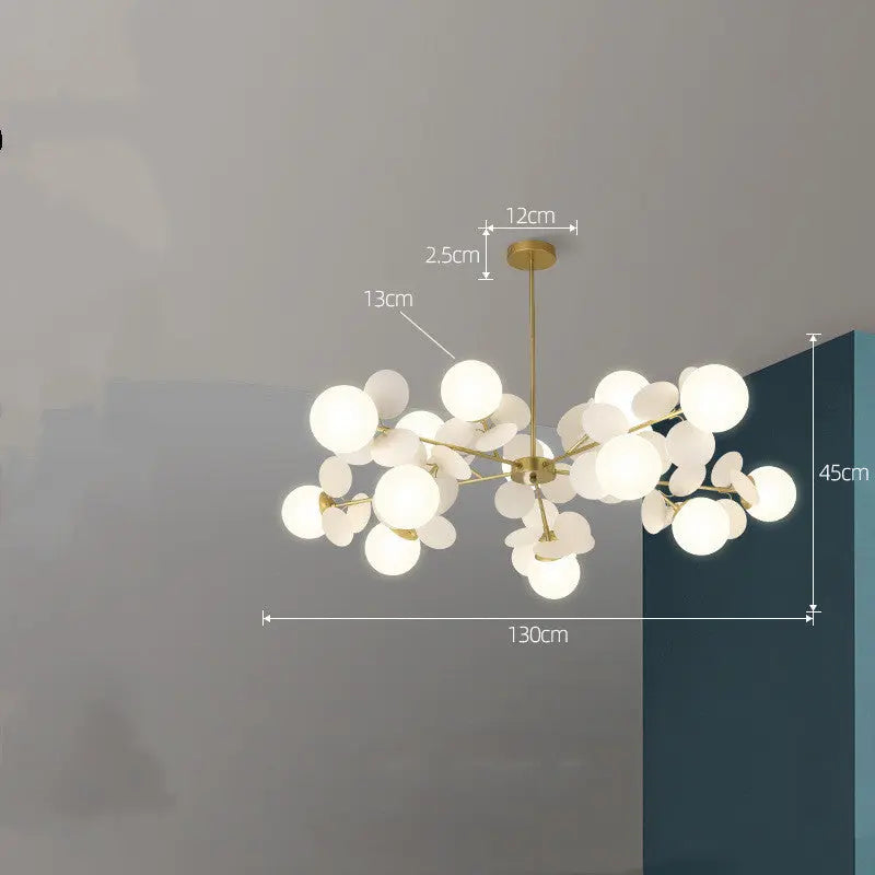 Nordic Chandelier Modern Minimalist Living Room Bedroom Lighting TrendyDwelling