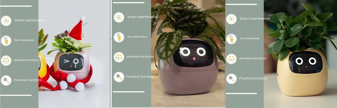 Smart Planter Endless Fun Over 49 Rich Expressions 7 Smart Sensors And AI Chips Make Raising Plants Easy And Fun TrendyDwelling