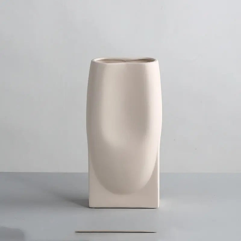 Simple Nordic Morandi Ceramic Vase Ornaments TrendyDwelling