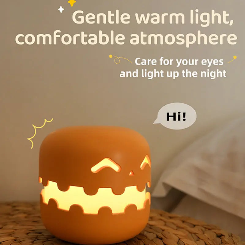 Pumpkin Lamp Bedside Halloween Funny Decoration Ambience Light For Bedrooms Living Room Decoration Kids Birthday Gift Halloween Decorations TrendyDwelling